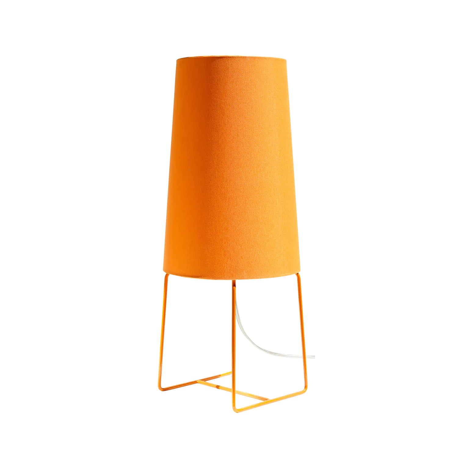 design tafellamp oranje