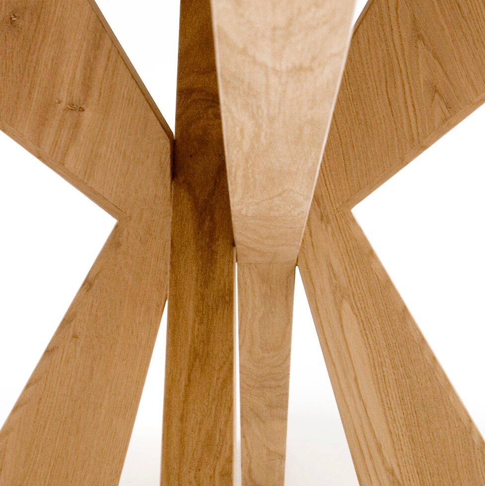 ovale eettafel kruispoot