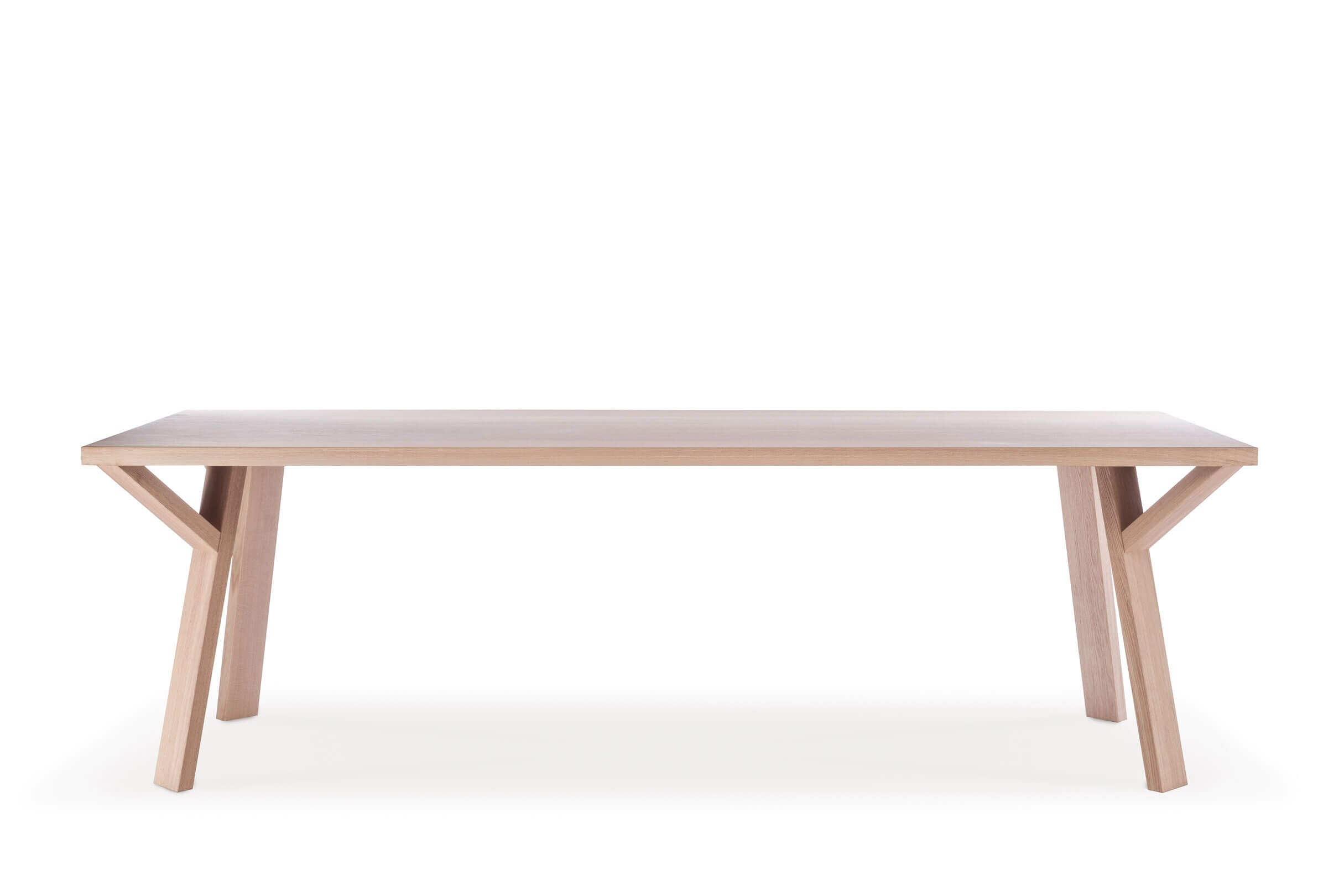 rechthoekige design tafel eiken