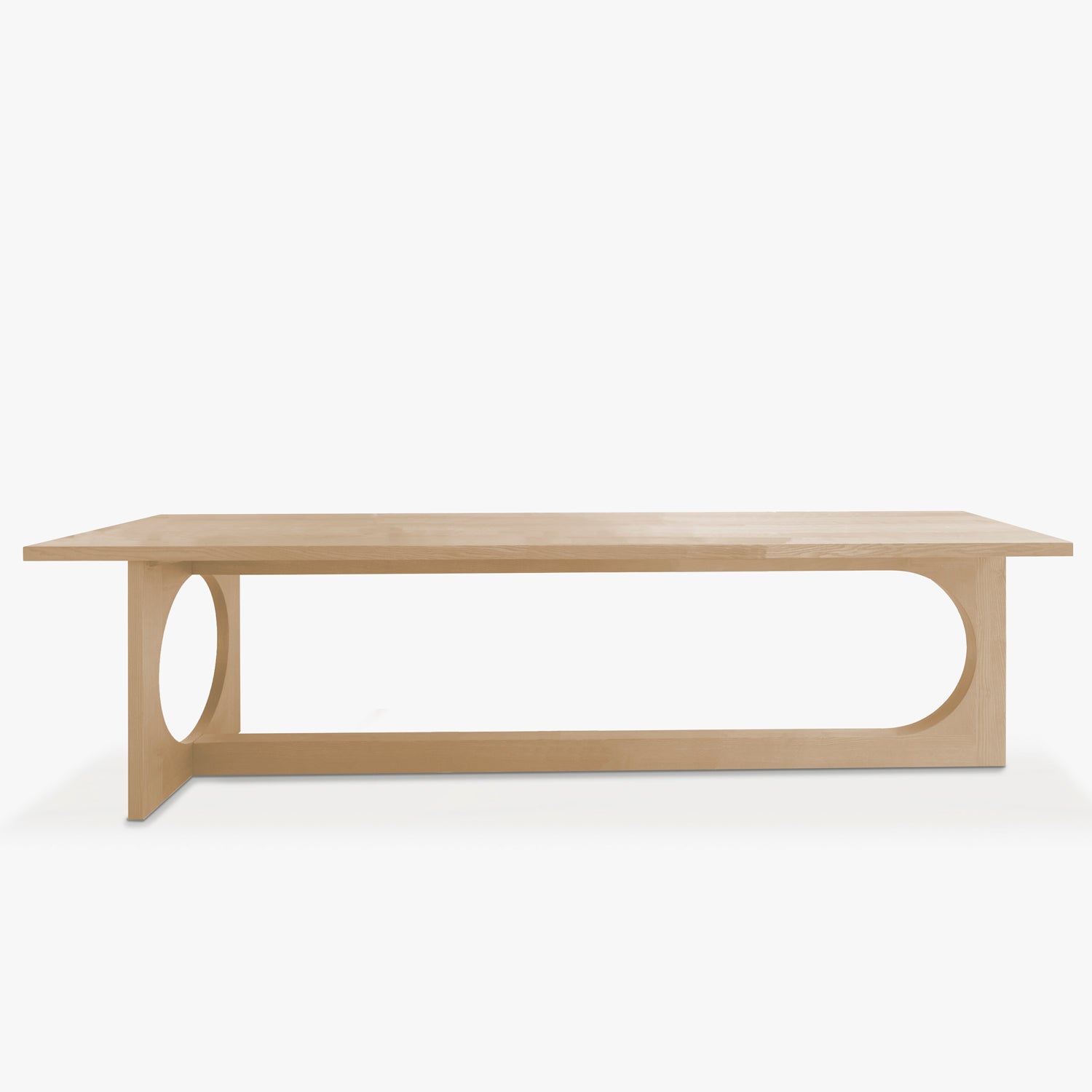 rechthoekige design tafel eiken