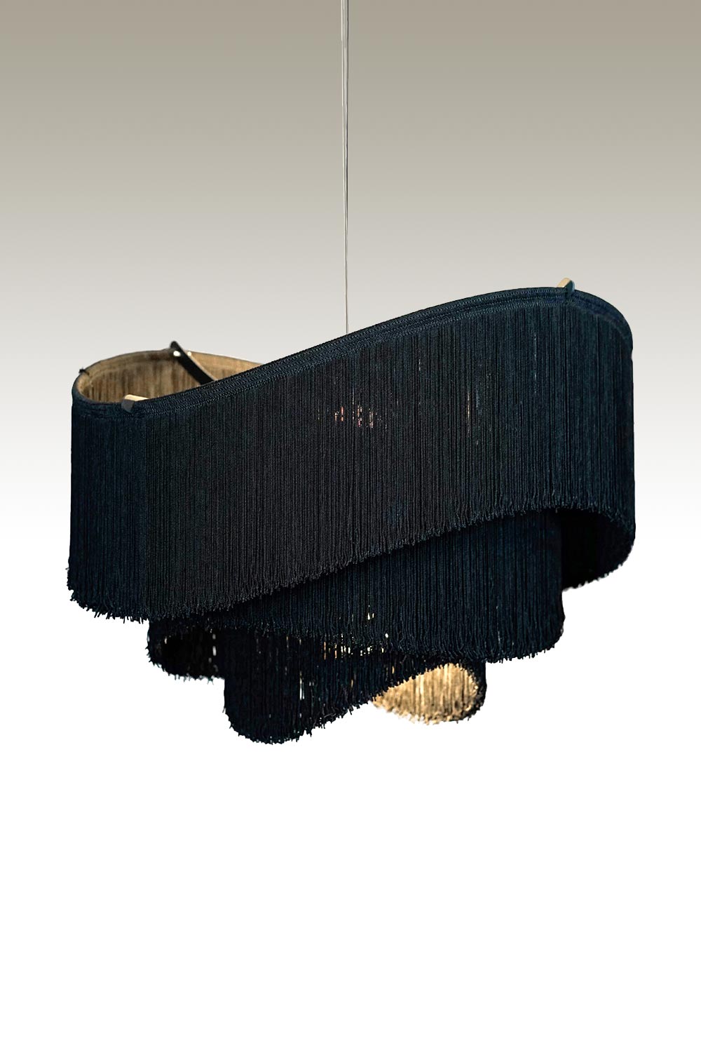 Design hanglamp textiel zwart - frauMaier Maya
