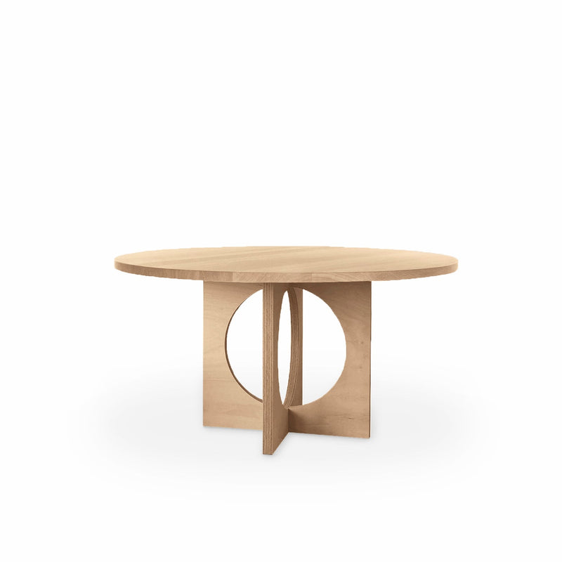 ronde tafel pupil massief eiken matte lak Arp design