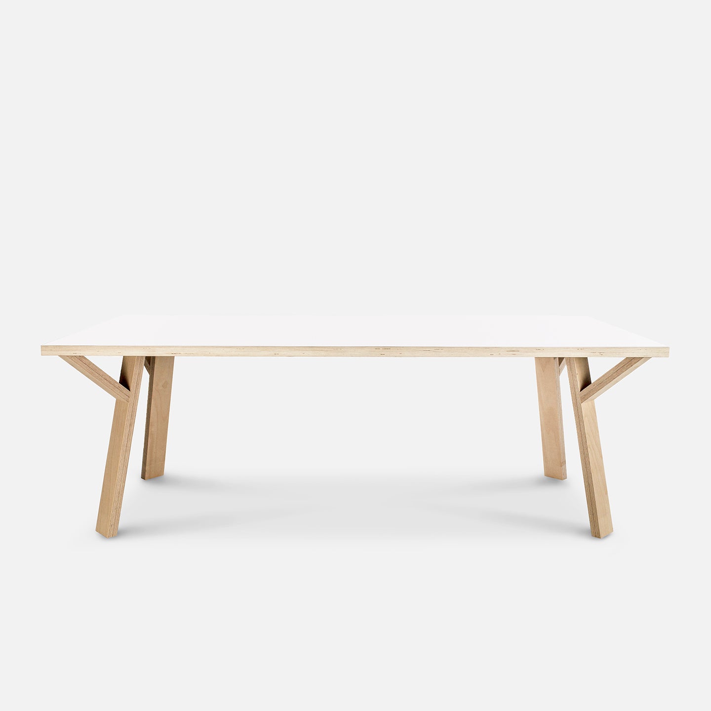 Rechthoekige design tafel multiplex zwart - Twiglegs CC - Arp design