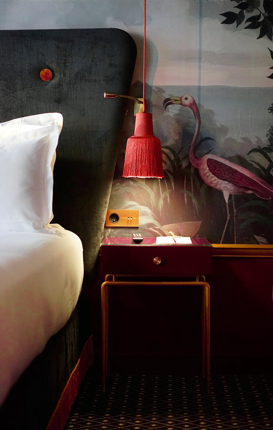 design hanglamp rood