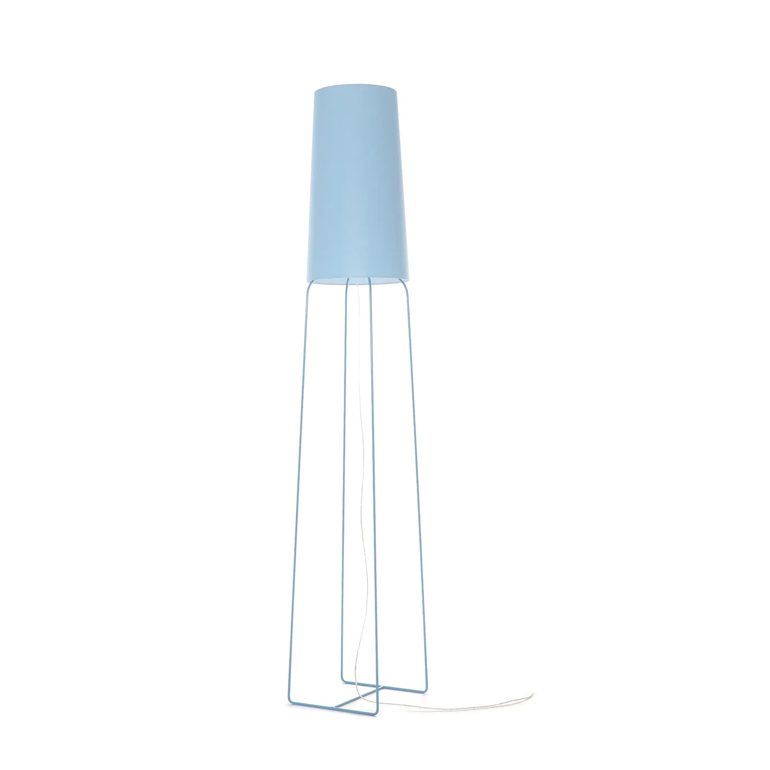 design vloerlamp blauw