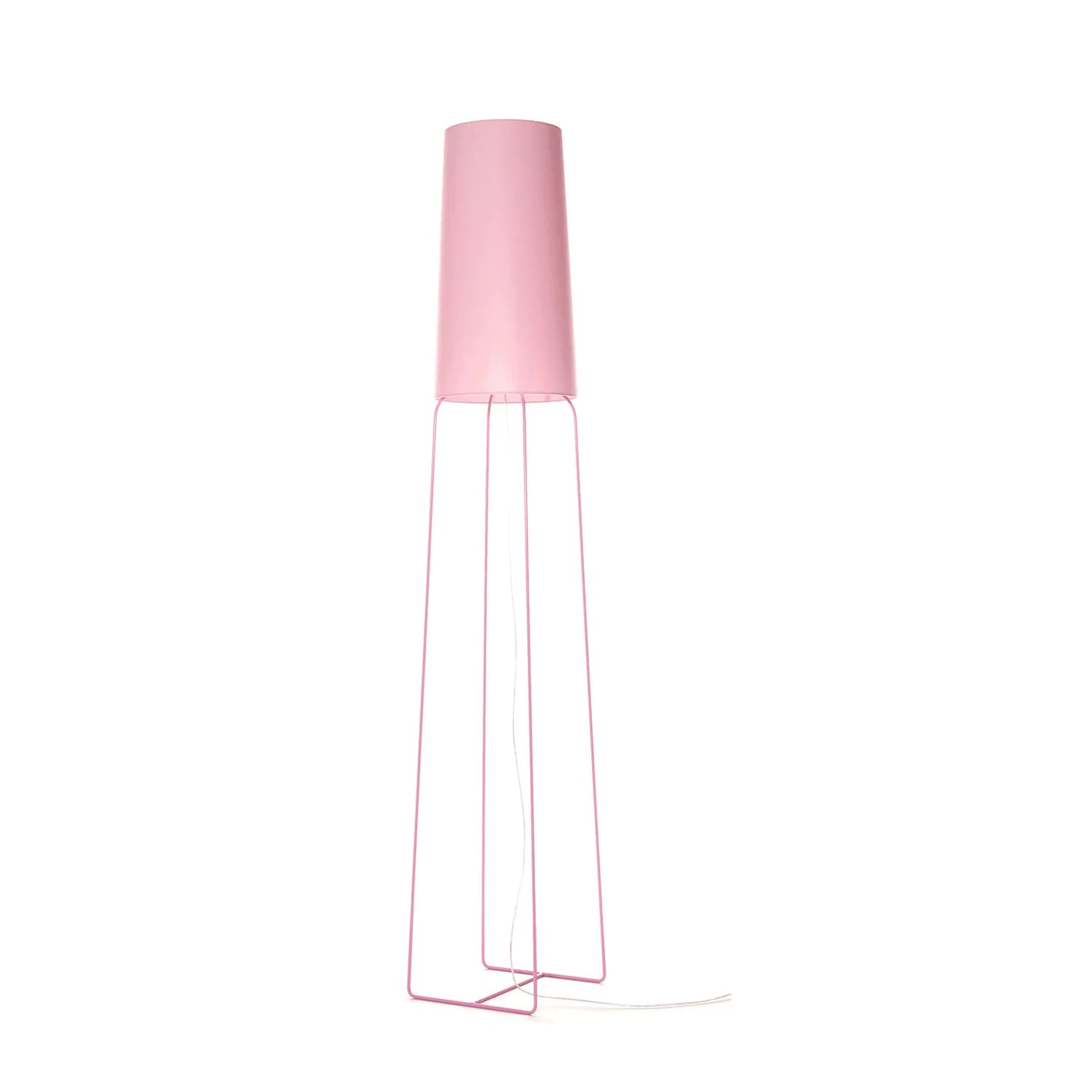 design vloerlamp roze