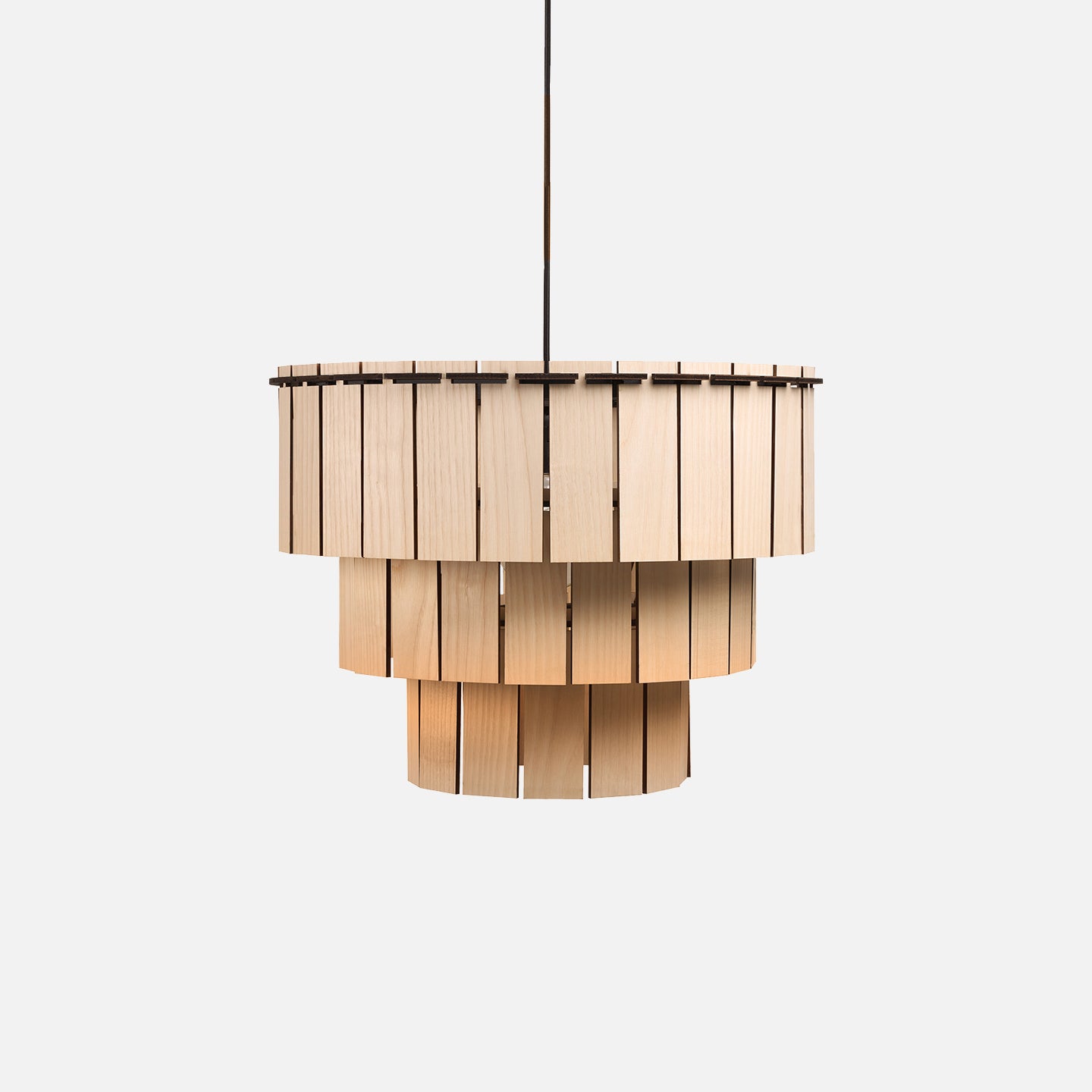houten design hanglamp