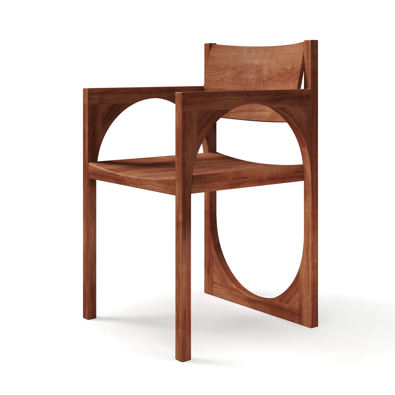 loupe stoel noten arp design