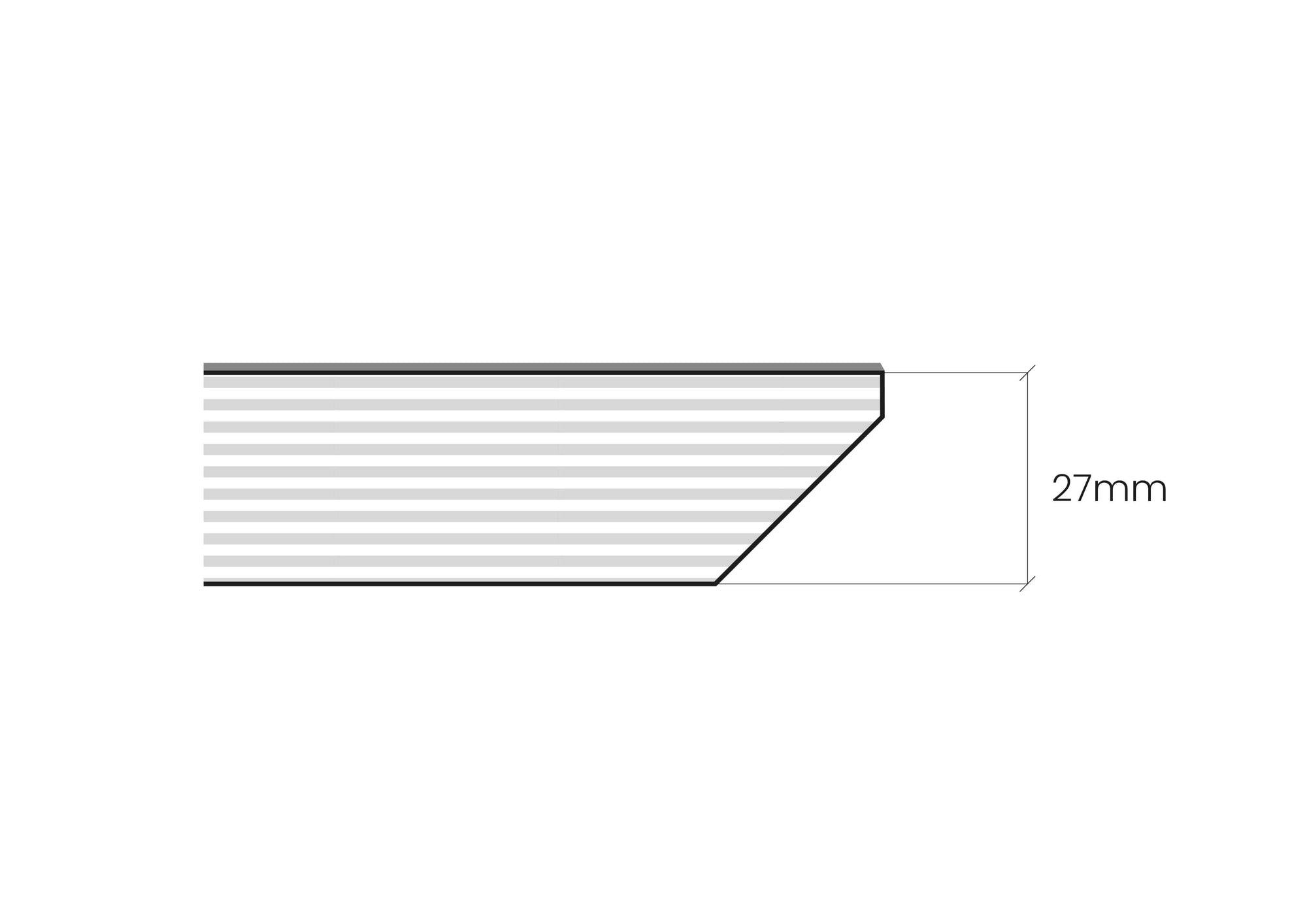 randafwerking verjongde ovale tafel