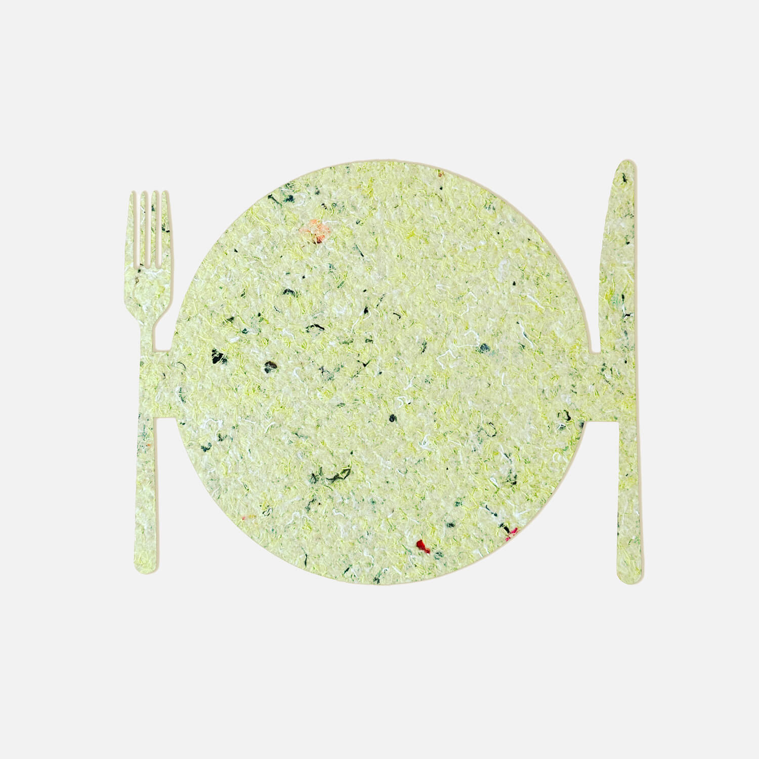 placemat groen geel
