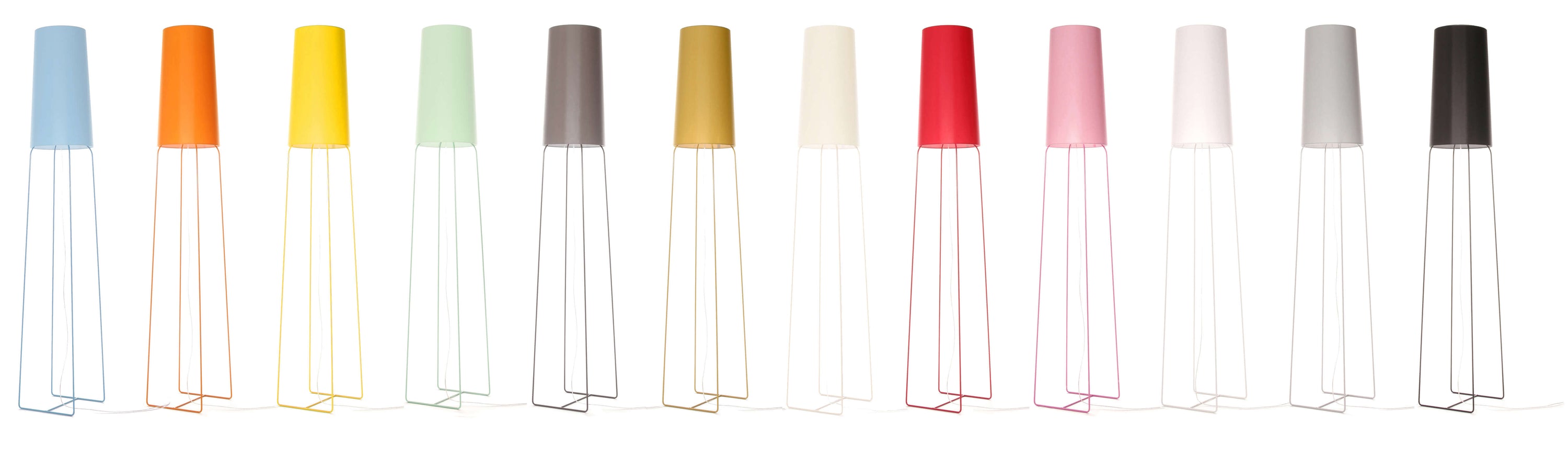design vloerlamp kleuren