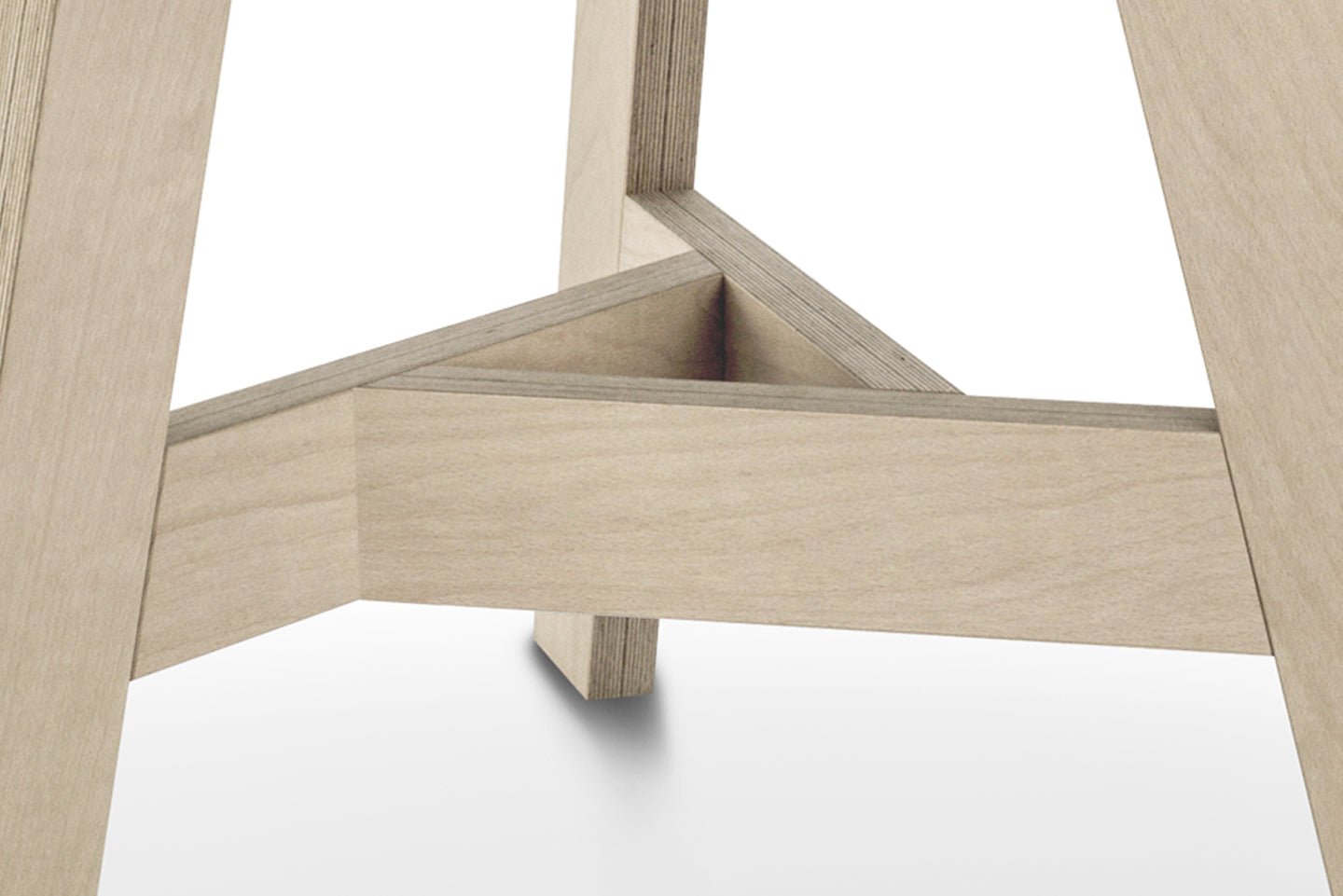 ronde eettafel driehoek poot