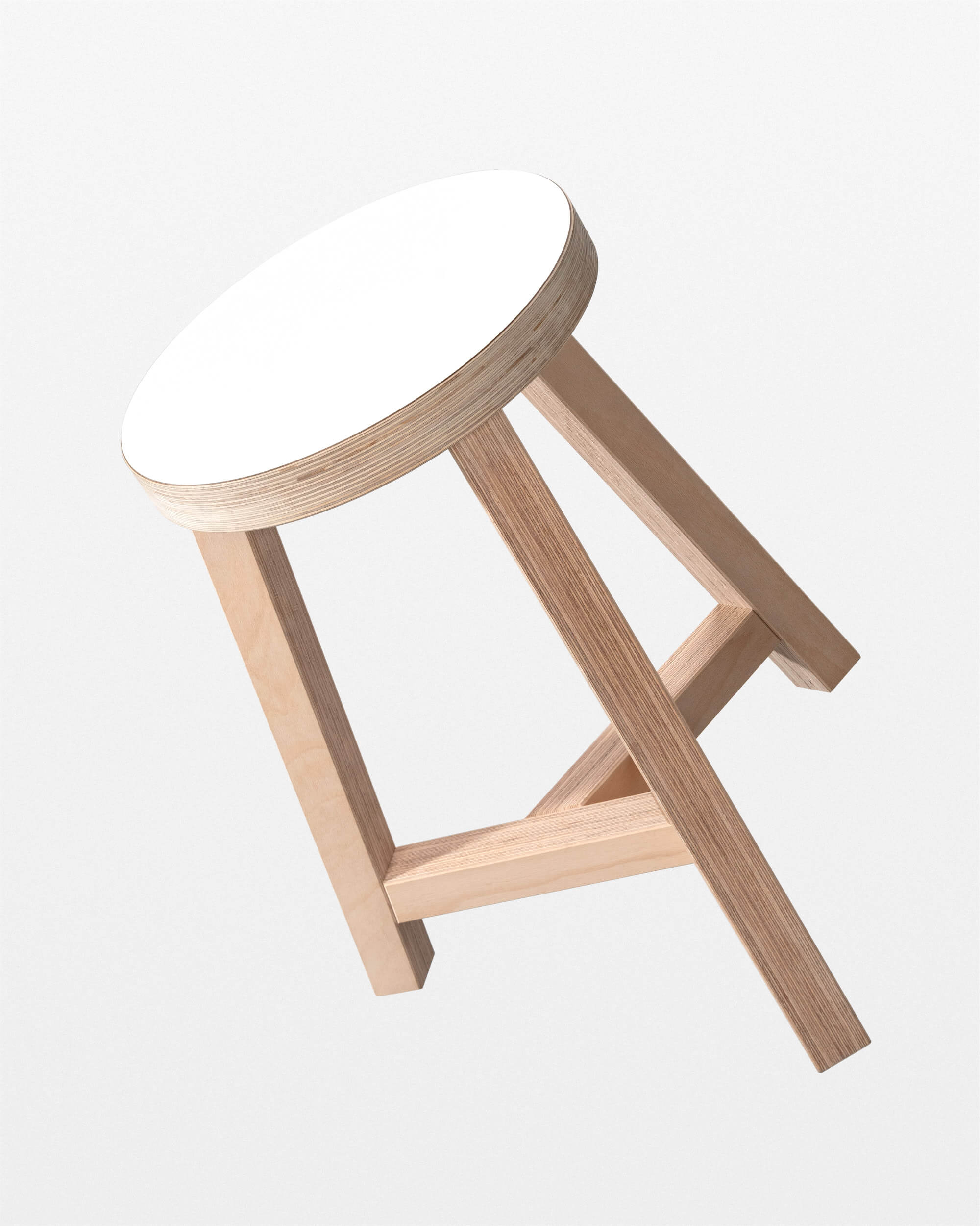 design kruk multiplex wit groot