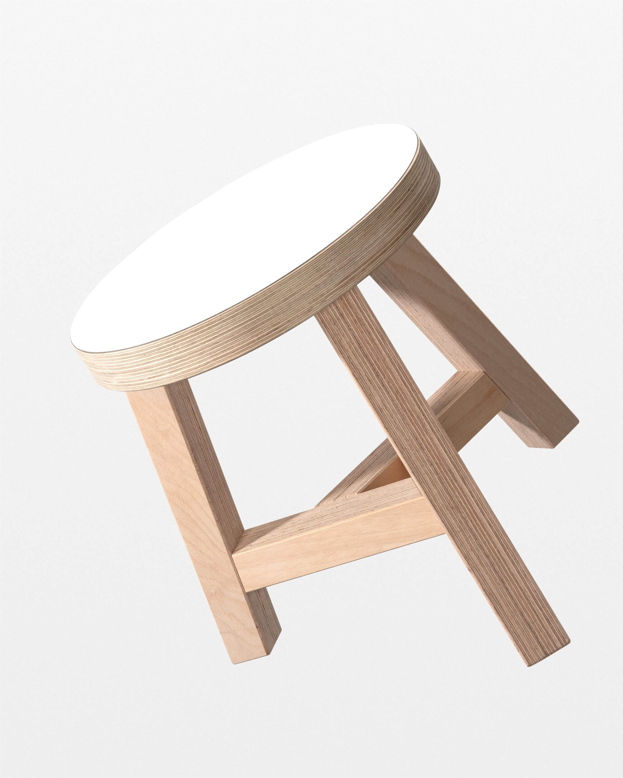 design kruk multiplex wit klein