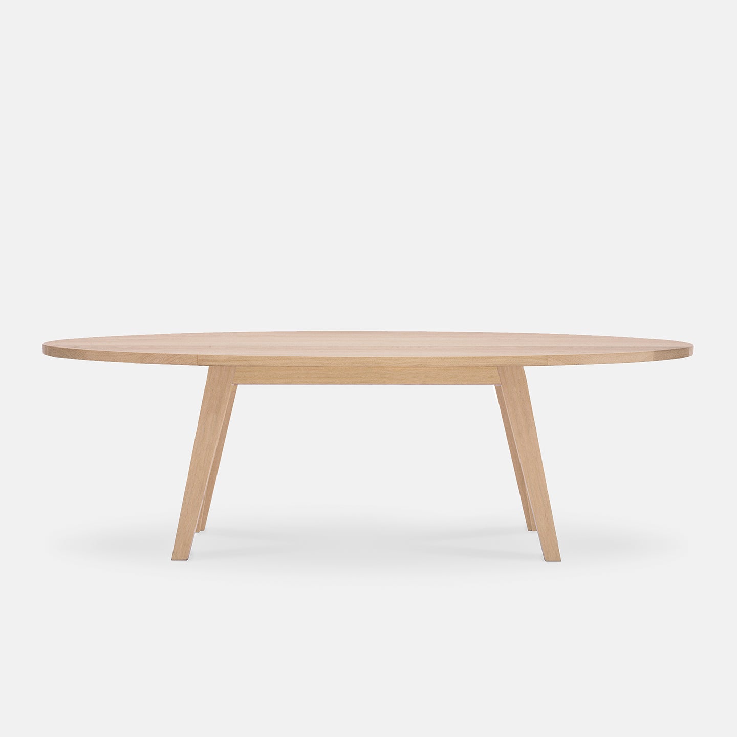 ovale design tafel eiken