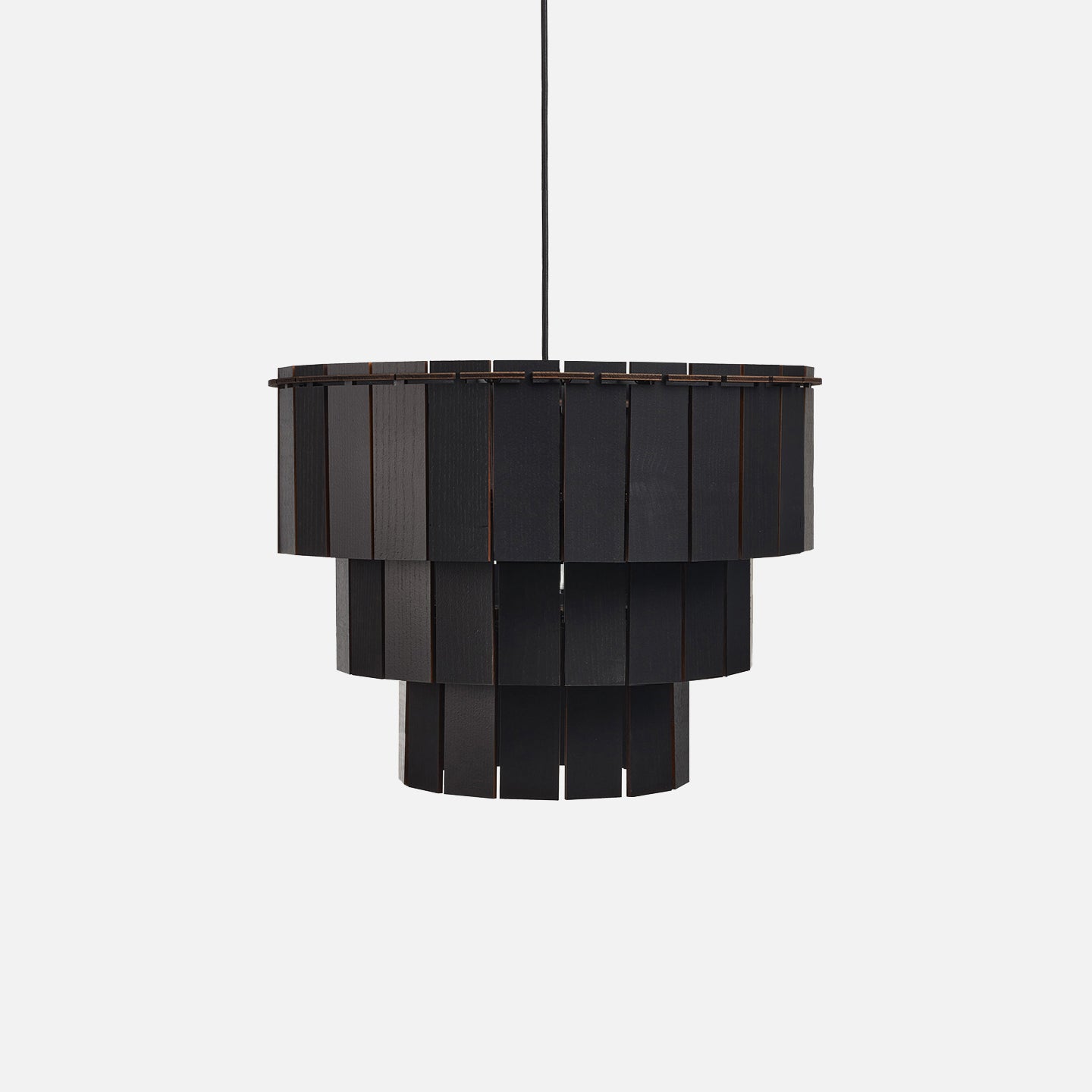 houten design hanglamp essen zwart