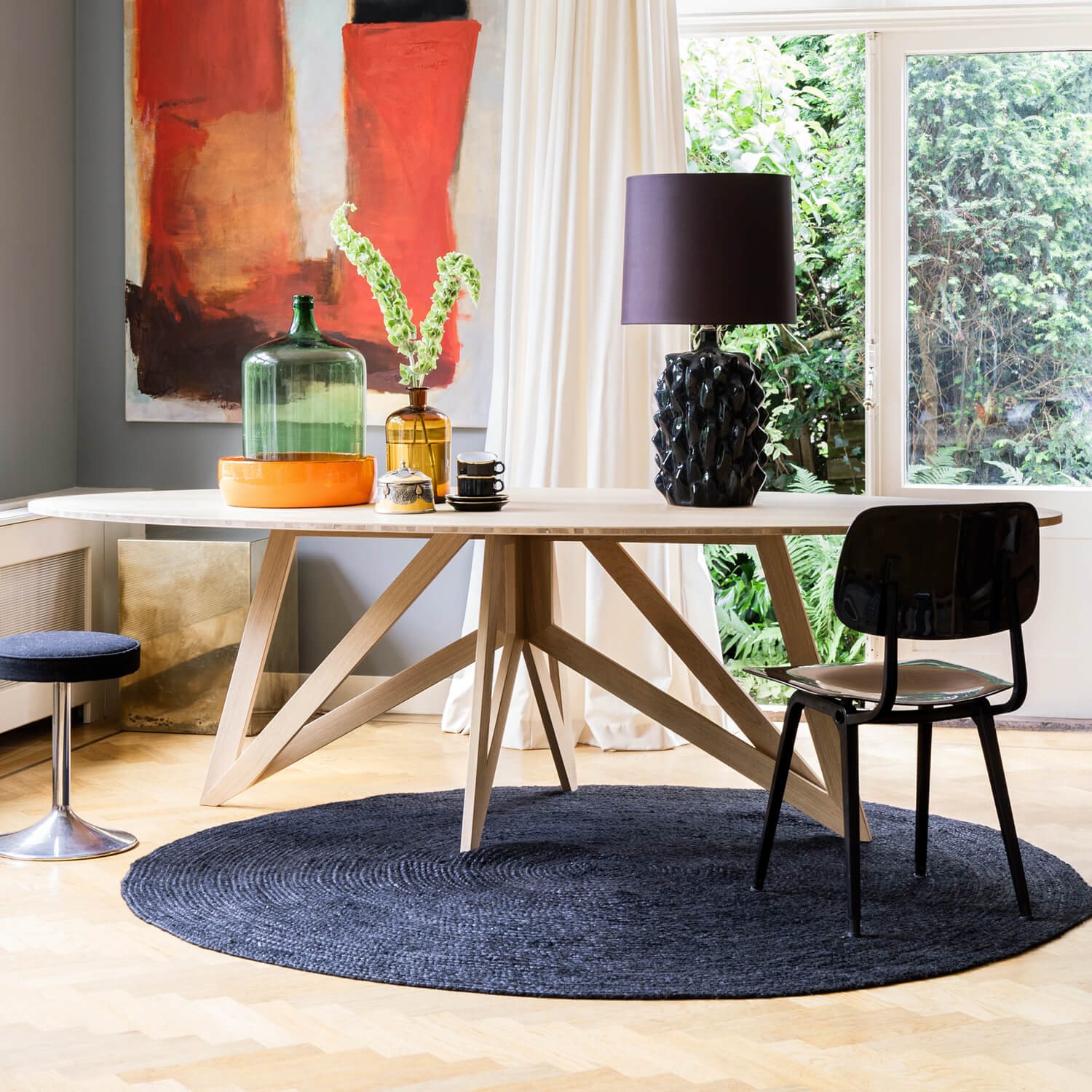 Zo bepaal je de beste eettafel afmeting - Arp design